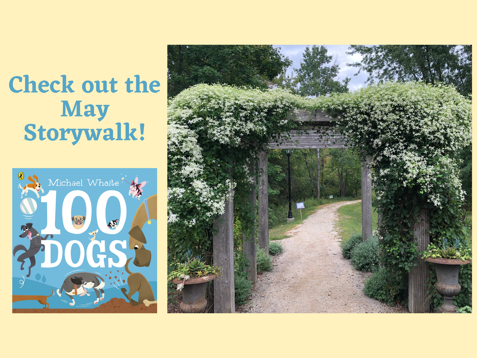 May Storywalk: 100 Dogs