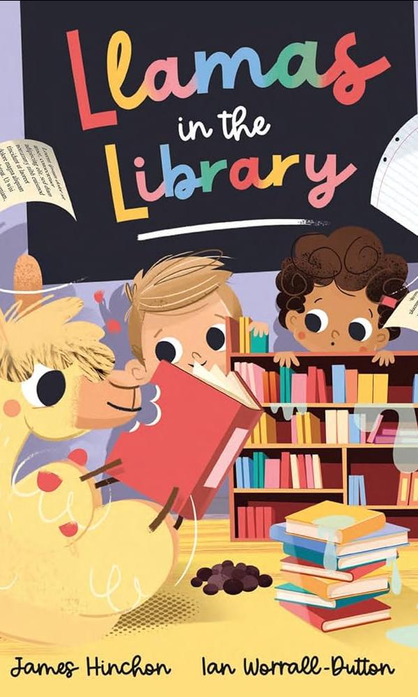 Llamas in the Library by James Hinchen