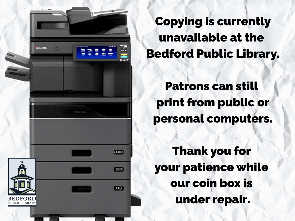 Copier Unavailable