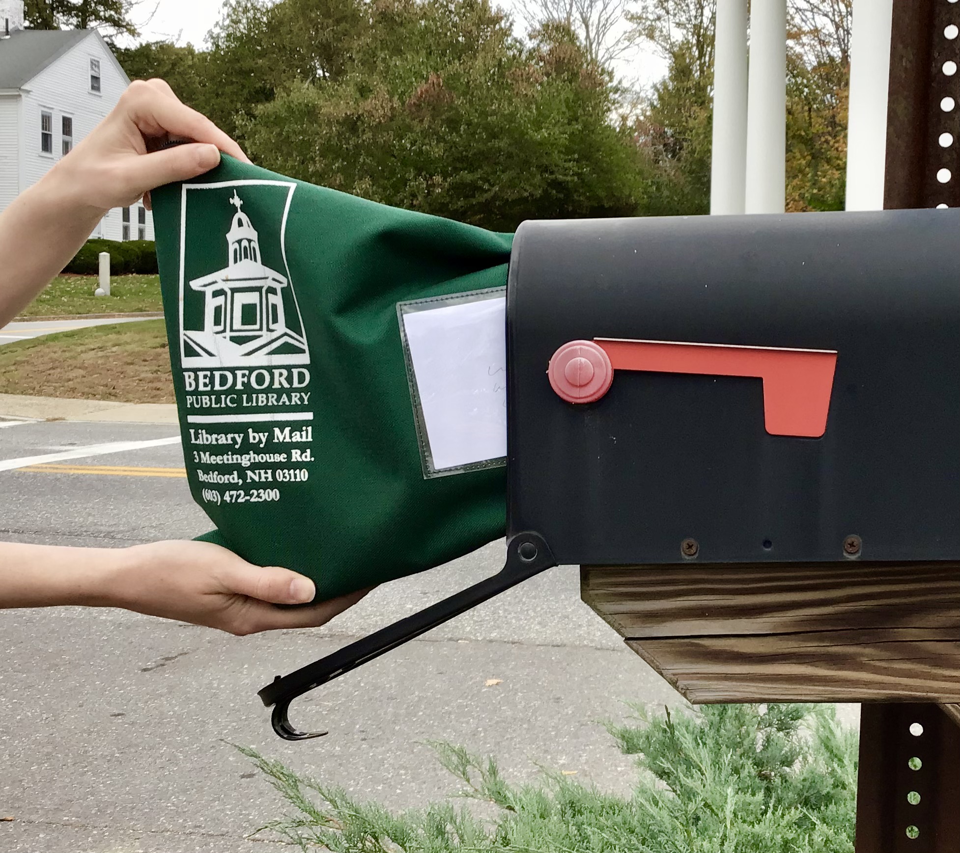 Book Bag in Mailbox