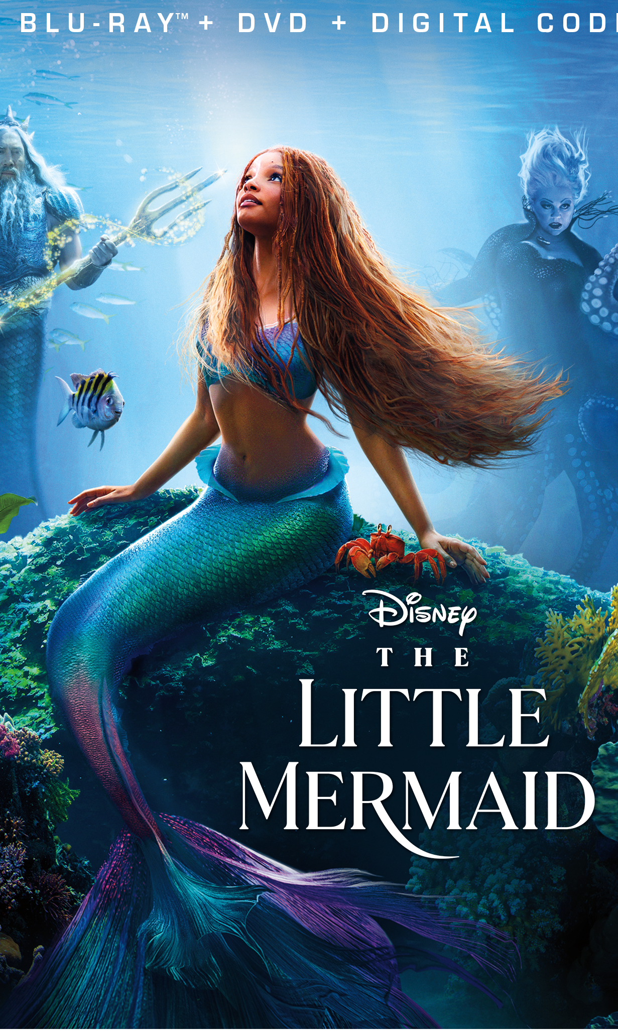 The Little Mermaid on Blu Ray and DVD
