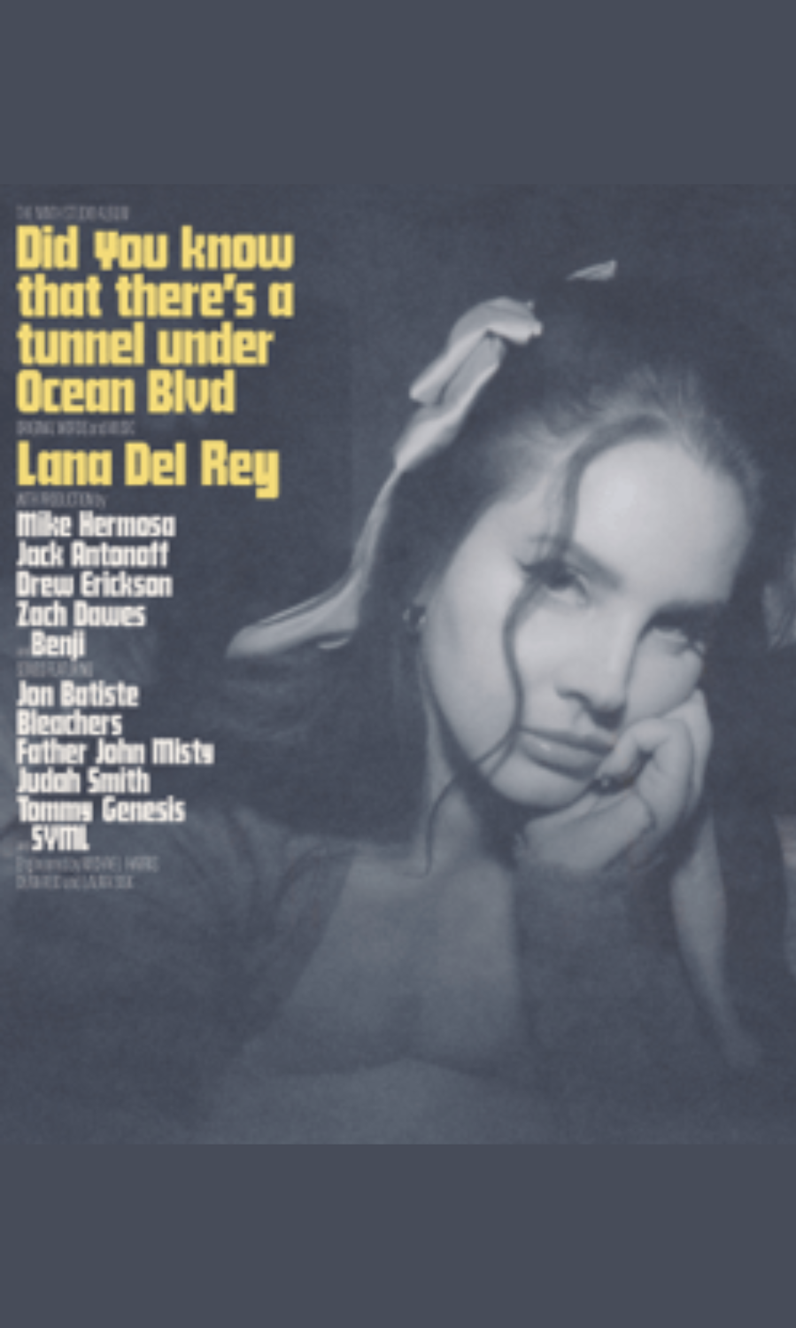 Did You Know That There's a Tunnel Under Ocean Blvd by Lana Del Rey