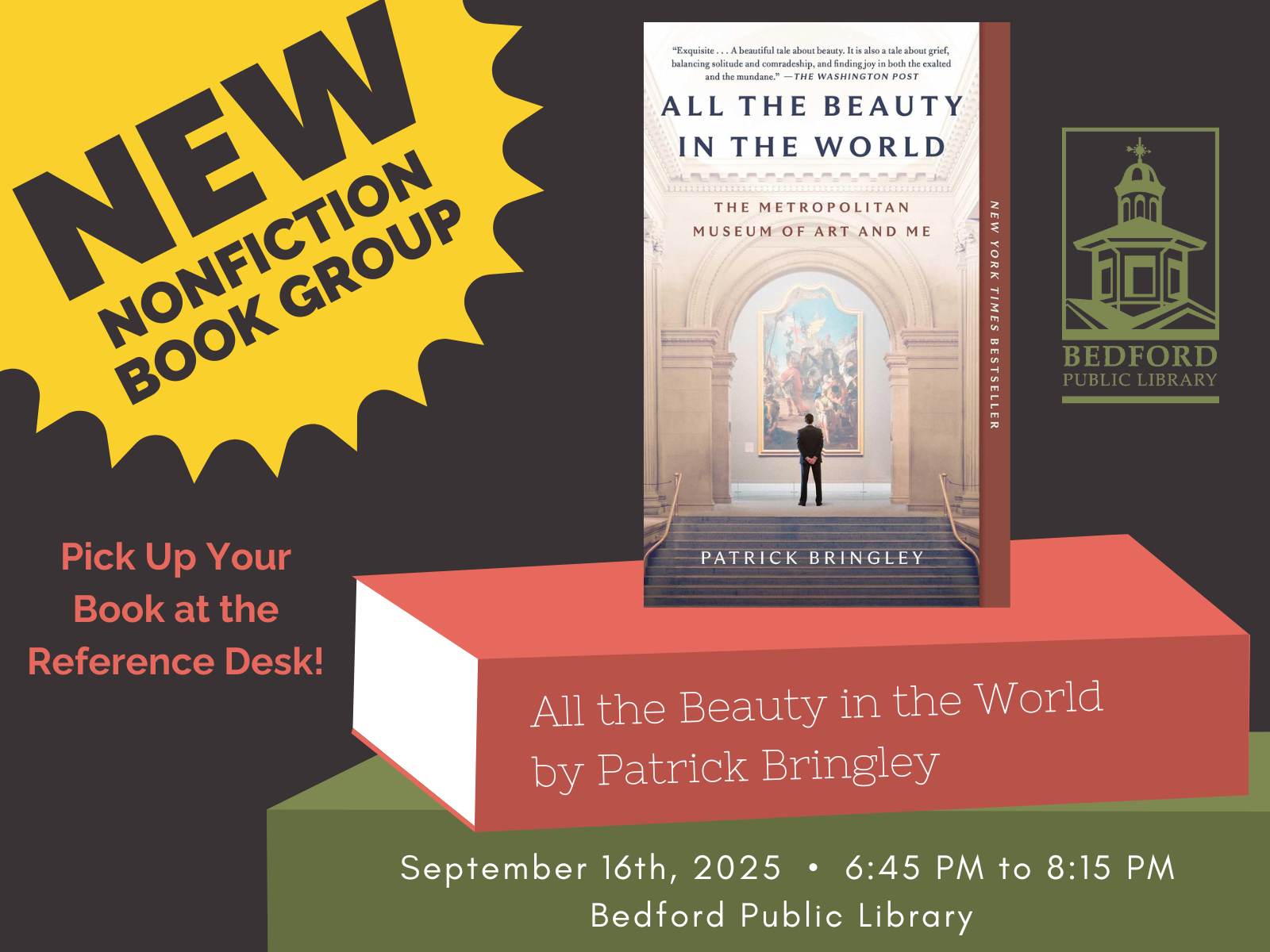 First meeting of the Nonfiction Book Group