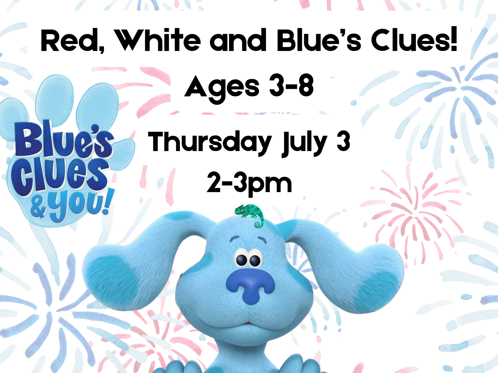 Red, White, and Blue's Clues Party